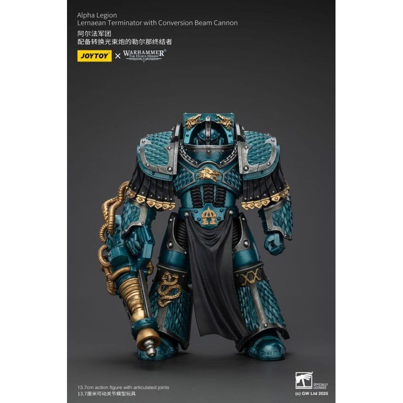 Warhammer The Horus Heresy figurine Alpha Legion Lernaean Terminator with Conversion Beam Cannon 20 cm