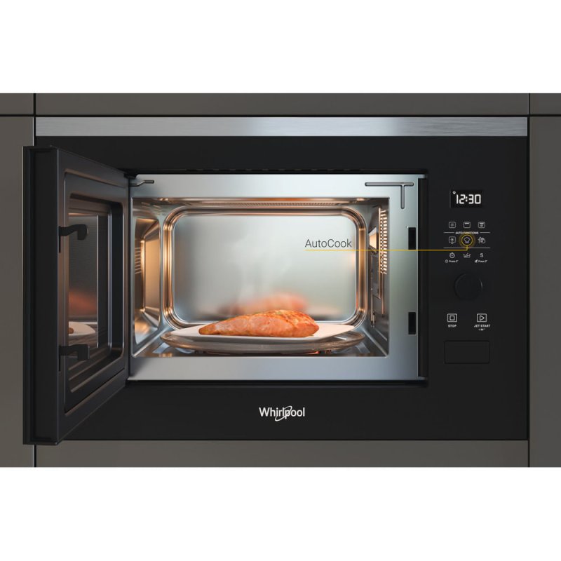 Whirlpool WMF250G Acier inoxydable Micro-ondes grill Intégré 25 L 900 W