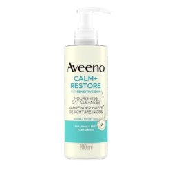 Aveeno Calm Restore Nourishing Oat Facial Cleanser 200ml Fragrance-Free