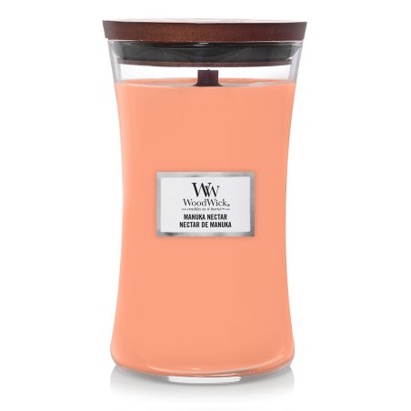 WoodWick Manuka Honey Large Hourglass Scented Candle Decor Gift Fragrance