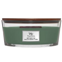 Scented Candle Woodwick Mint Leaves & Oak Ellipse 453.6 G