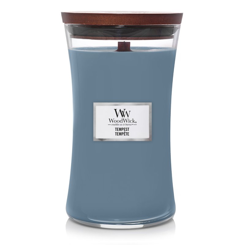 WoodWick 10.17539.072E wax candle Cylinder Lily, Wood Blue 1 pc(s)