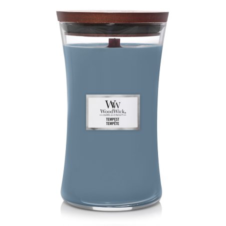 WoodWick 10.17539.072E bougie en cire Cylindre Lys, Bois Bleu 1 pièce(s)