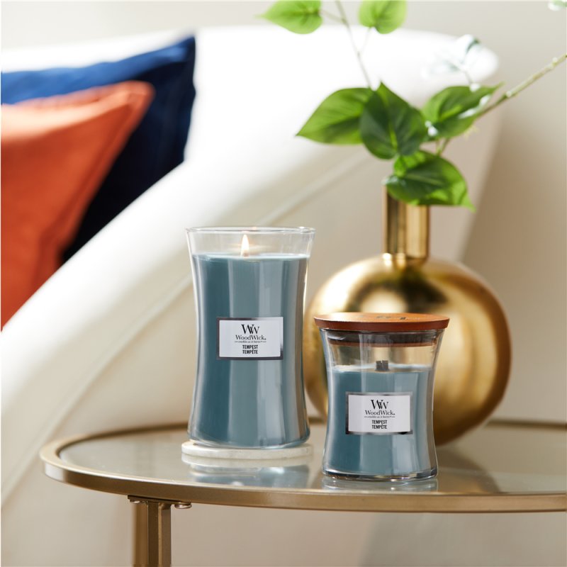 WoodWick 10.17539.072E bougie en cire Cylindre Lys, Bois Bleu 1 pièce(s)