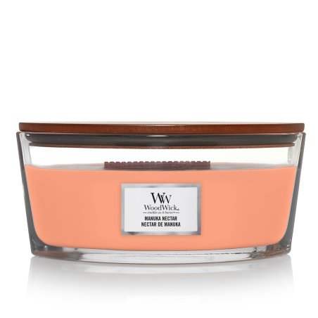 WoodWick Manuka Nectar wax candle Ellipse Fruity Orange 1 pc(s)