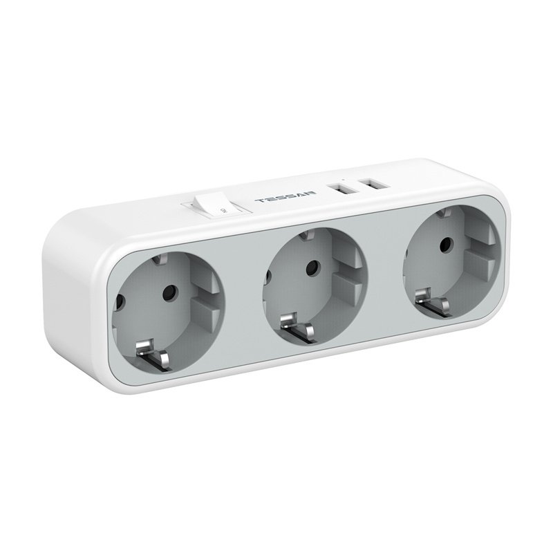 Tessan TS-322 wall socket (white)