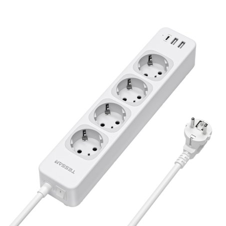 Tessan TS-307-C power strip (white)