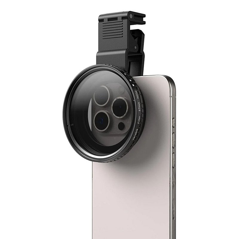 Mobile Clamp filter Apexel HD Glass 67mm CPL