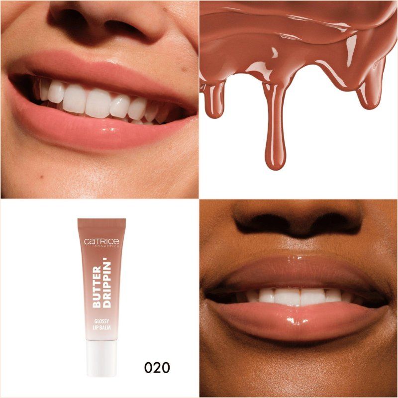 CATRICE Butter Drippin' Glossy Lip Balm baume pour les lèvres Beaume pour les lèvres 020 Maple Latte Femmes 10 ml