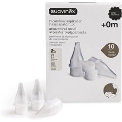 Suavinex 3163920 Replacement Anatomical Nasal Aspirator Bpa-Free