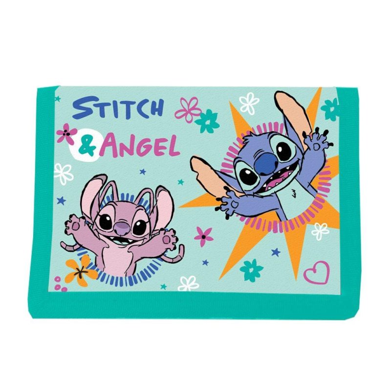 STITCH & ANGEL - Set Portefeuille Porte-Clés - 2 Pc.