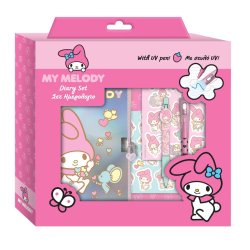 MY MELODY - Gift Box Journal Intime avec cadenas accessoires