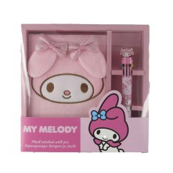 MY MELODY - Gift Set Notebook A5 Peluche Stylo bille 3D