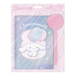 CINNAMOROLL - Gift Set Journal Intime avec cadenas Stylo-bille Pompom