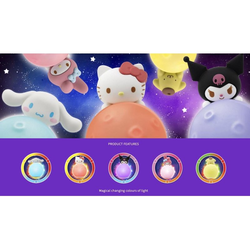 HELLO KITTY - Little Moon Light Series - Assortiment 12 Fig. 8.22cm