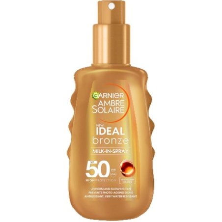 Garnier Ambre Solaire Ideal Bronze Milk-In Tanning Spray SPF50 150ml