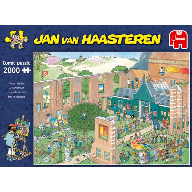 Jumbo Jan van Haasteren Der Kunstmarkt 2000 Teile Puzzle (20023)