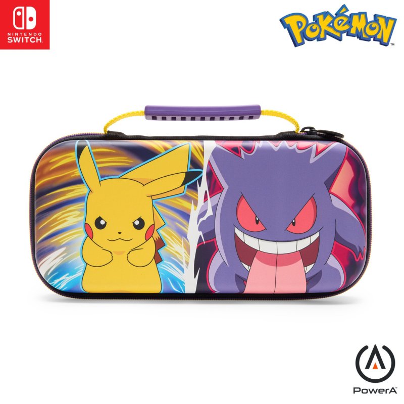 PowerA Protection Case for Nintendo Switch - OLED Model, Nintendo Switch and Nintendo Switch Lite - Pikachu vs. Gengar