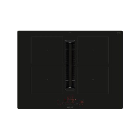 Siemens iQ500 ED711HQ26E plaque Noir Intégré 70 cm Plaque avec zone à induction 4 zone(s) Hotte intégrée