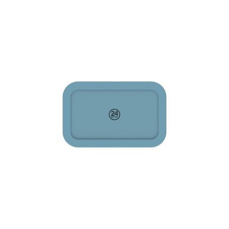 24Bottles Snack Box Powder Blue Boîte de rangement alimentaire 0,7 L Acier inoxydable Bleu 1 pièce(s)