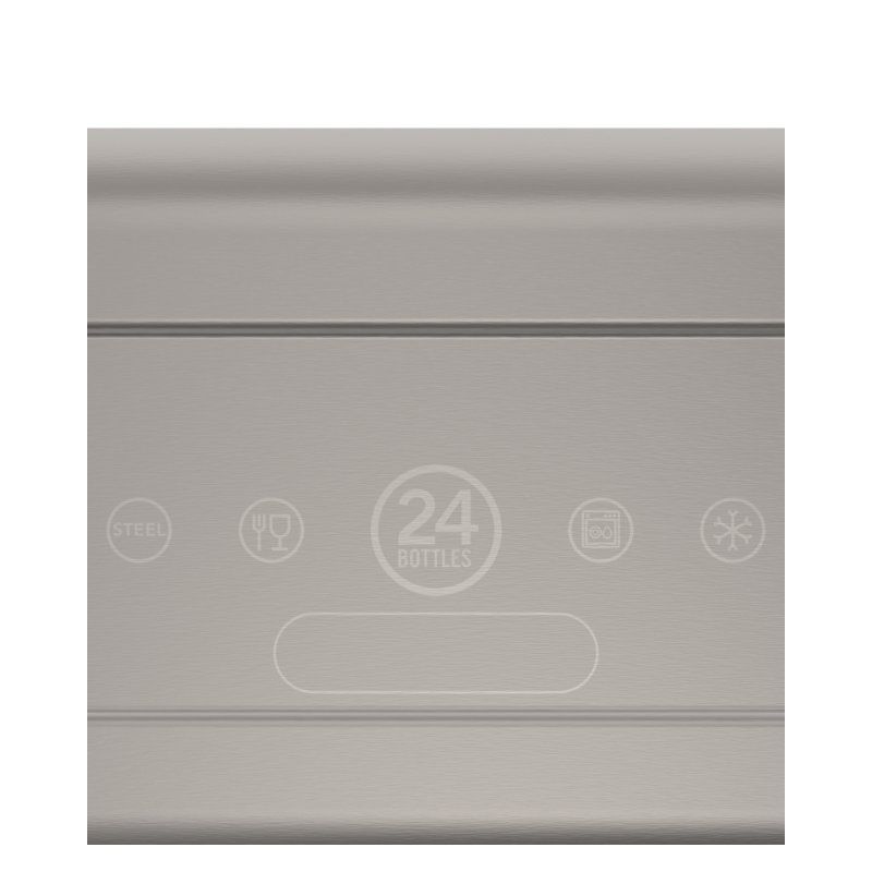 24Bottles Snack Box Powder Blue Boîte de rangement alimentaire 0,7 L Acier inoxydable Bleu 1 pièce(s)