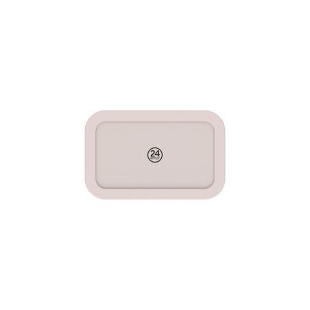 24Bottles Snack Box Gravity Lunch container 0.7 L Stainless steel Grey 1 pc(s)