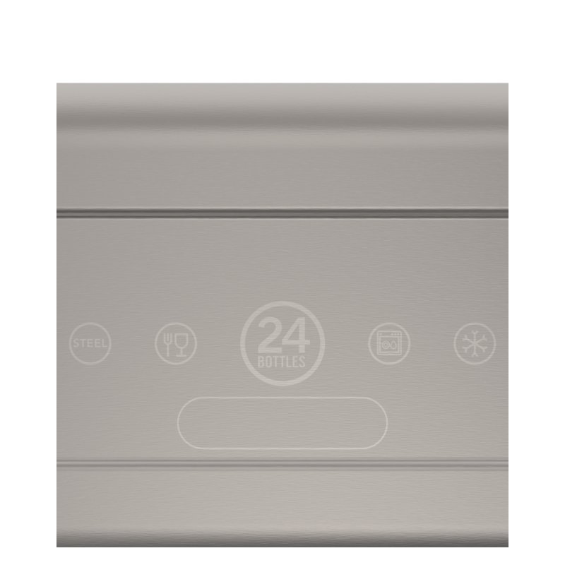 24Bottles Snack Box Gravity Boîte de rangement alimentaire 0,7 L Acier inoxydable Gris 1 pièce(s)