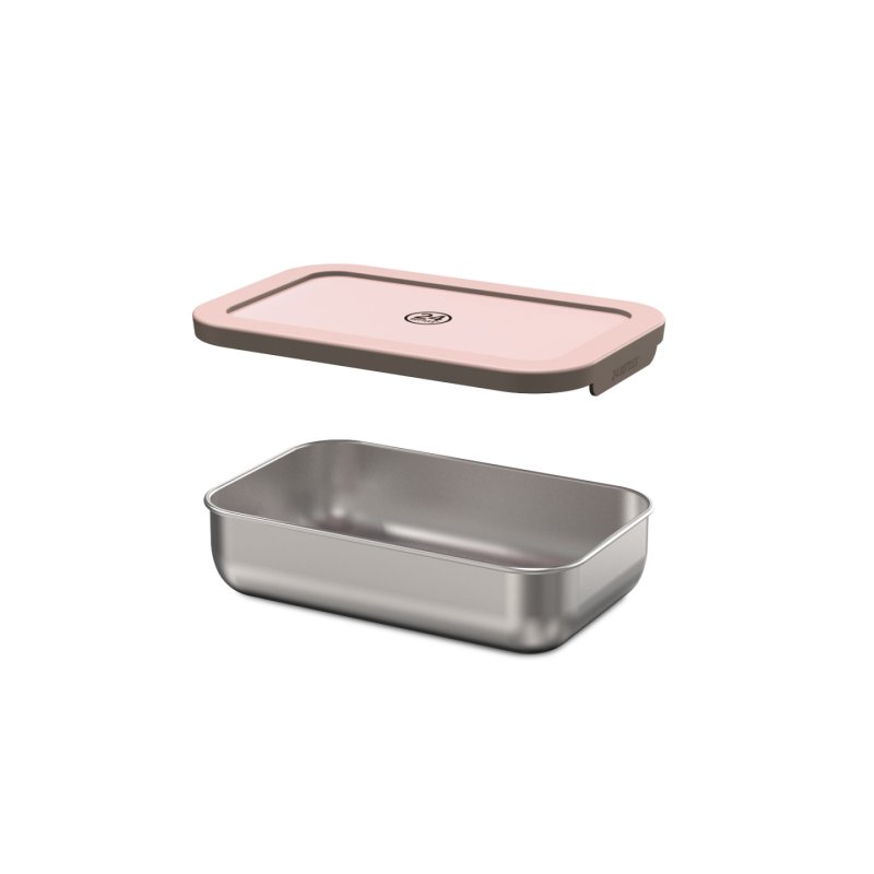 24Bottles Snack Box Dusty Pink Boîte de rangement alimentaire 0,7 L Acier inoxydable Rose 1 pièce(s)