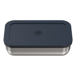 24Bottles 1973 lunch box Lunch container 0.7 L Stainless steel Navy, Stainless steel 1 pc(s)