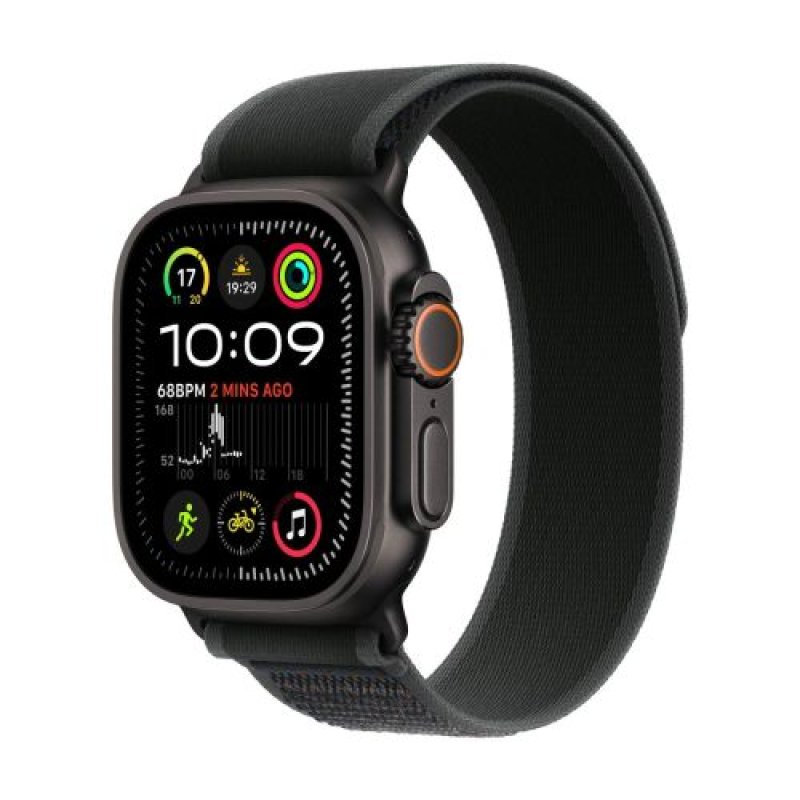 Apple Watch Ultra 2 GPS Cellular 49mm Titanium case with Trail Band Black M/L EU MX4V3