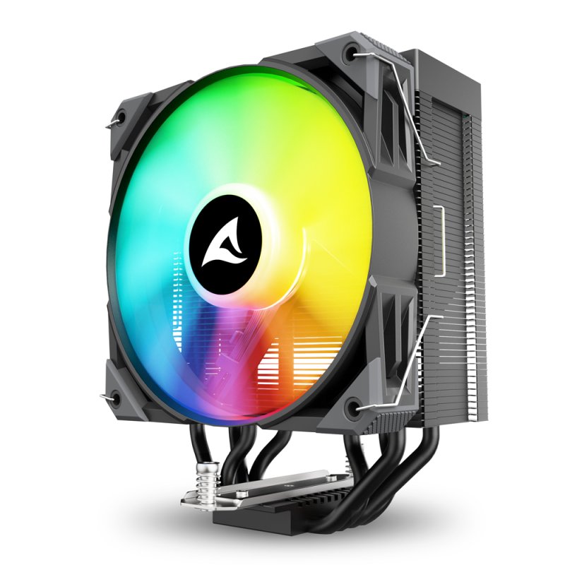 Sharkoon A40 RGB Black Air Cooler