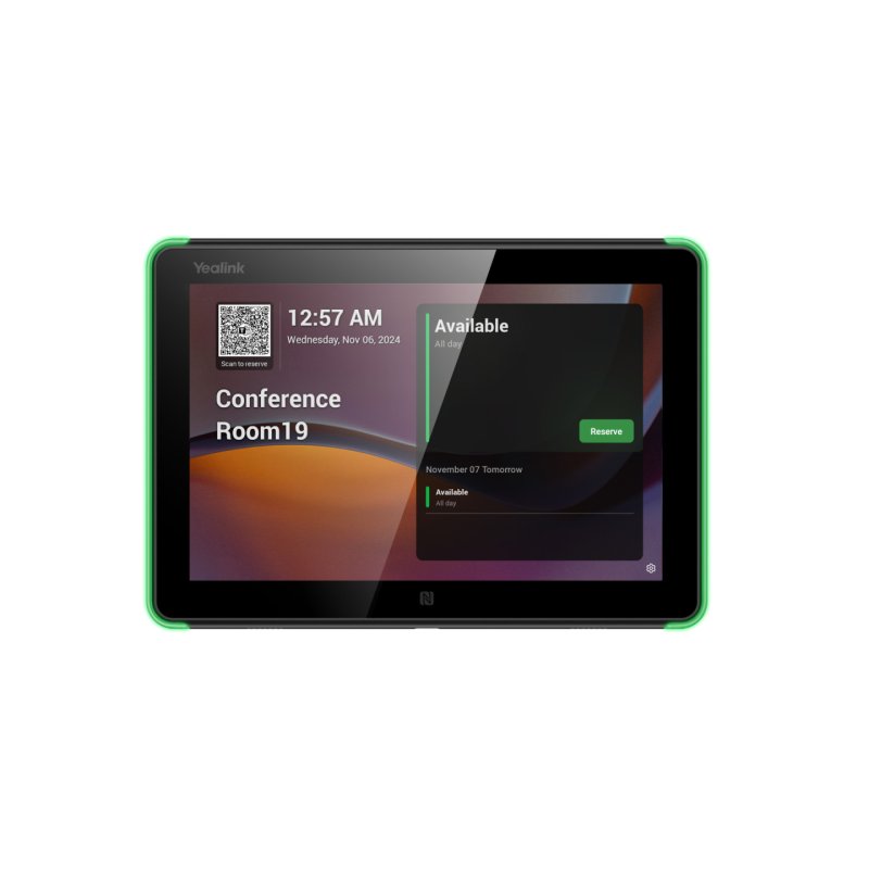 Yealink Room Panel E2 20,3 cm (8") 1280 x 800 pixels LCD 802.11a, 802.11b, 802.11g, Wi-Fi 5 (802.11ac) Noir Bluetooth