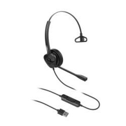 Fanvil HT301-U écouteur/casque Avec fil Arceau Bureau/Centre d'appels USB Type-A Noir
