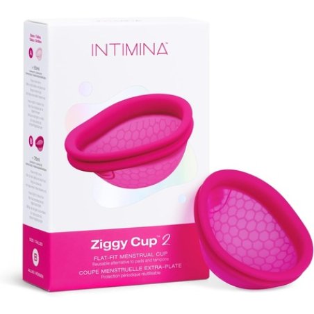 Intimina Ziggy Cup 2 Ultra-Thin Flat-Fit Reusable Menstrual Disc Size B