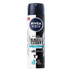 Nivea Men Black&White Invisible Fresh Antiperspirant Spray 150ml