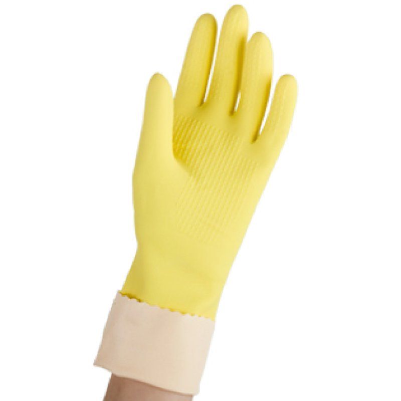 Vileda Super Universal Gants de ménage Beige, Jaune Coton, Latex 1 pièce(s)