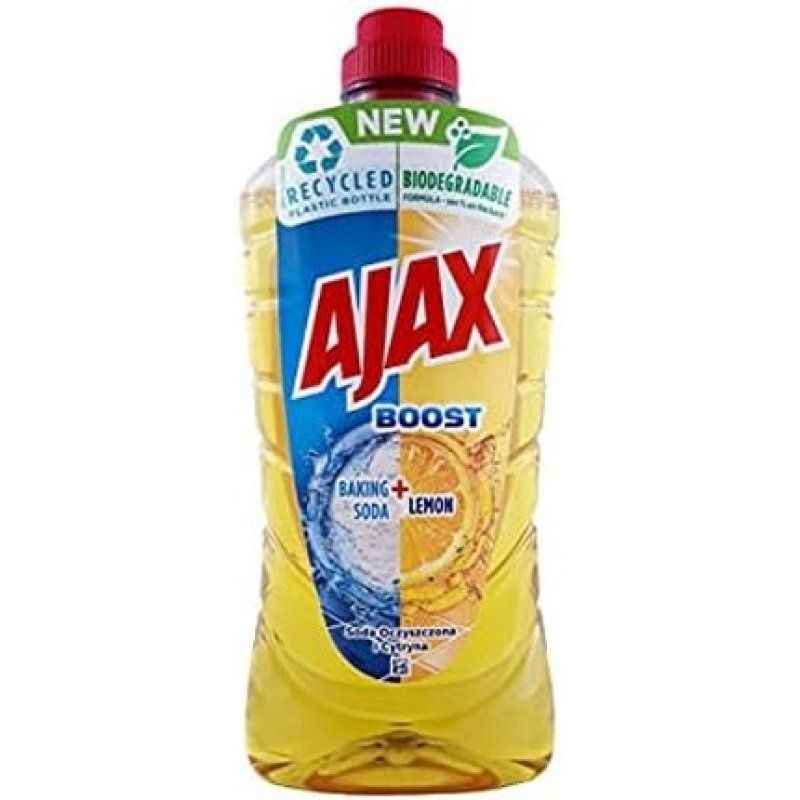 AJAX Boost Soda Lemon Floor Cleaner 1L