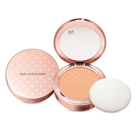 Naj-Oleari Skin Caress Pressed Powder poudre de visage 9,5 g 02 Peach Pink