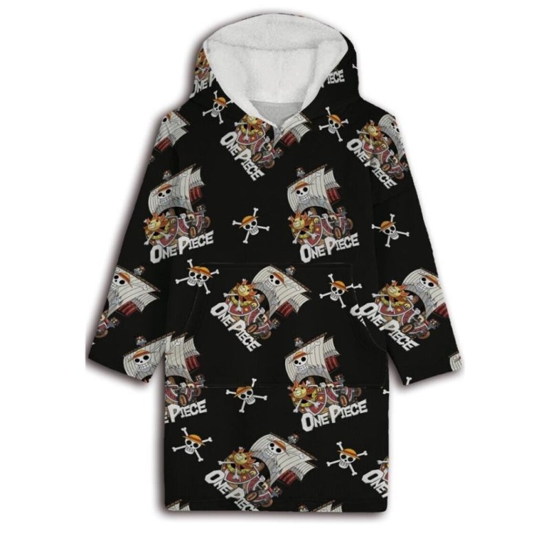 ONE PIECE - Thousand Sunny - Sweat Poncho - Taille Enfant (7-14 ans)