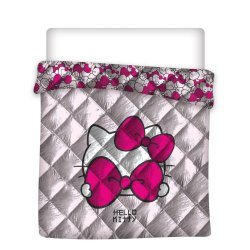 HELLO KITTY - Hello Kitty - Couverture en Quilt 240x220cm