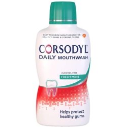 Corsodyl Daily Mouthwash Alcohol Free Fresh Mint 500ml