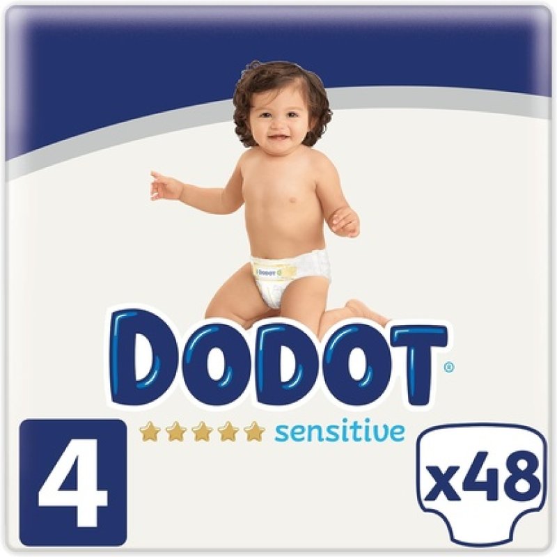 Dodot Sensitive Diapers Size 4 48 Diapers 9 to 14 kg