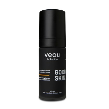 Veoli Botanica Goddess Skin Brightening And Soothing Water-Gel Serum With Ethylated Ascorbic Acid 10% And Egcg 0.5% 30ml