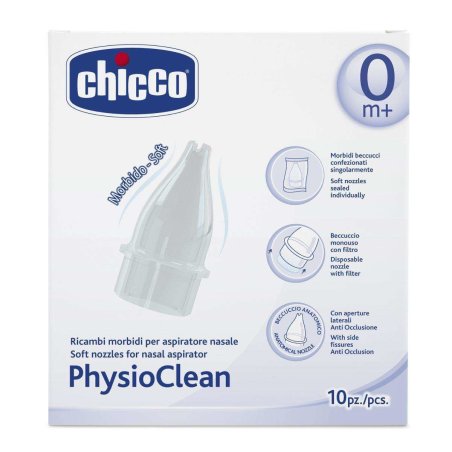 Chicco PhysioClean Replacement Nozzles for Nasal Aspirator