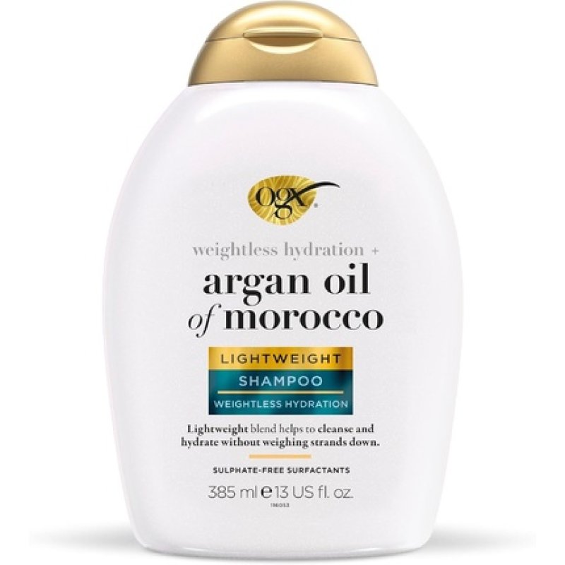 Ogx Weightless Hydration Argan Oil of Morocco Shampoo for Fine Hair 385ml