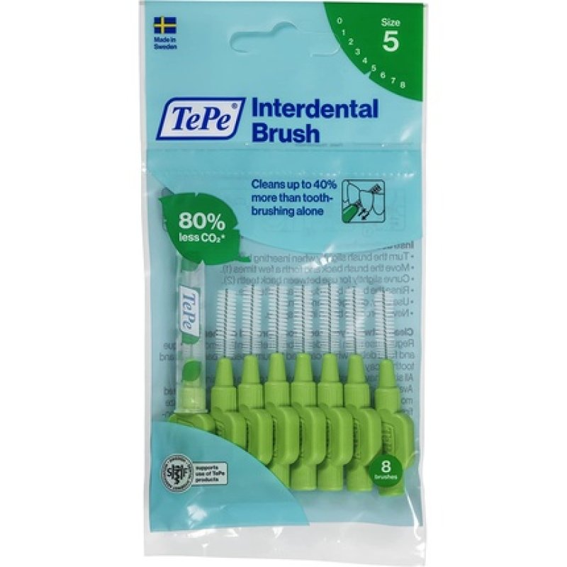 TEPE Interdental Brushes Green Original 0.8mm