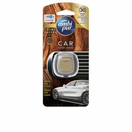Ambi Pur Car Air Freshener Wood Disposable Item 125g