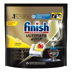 Finish Ultimate Plus Dishwasher Tabs 22 Pcs Lemon Scent
