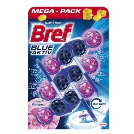 Bref Fresh Flowers Toilet Cleaner - 3 X 50 Grams