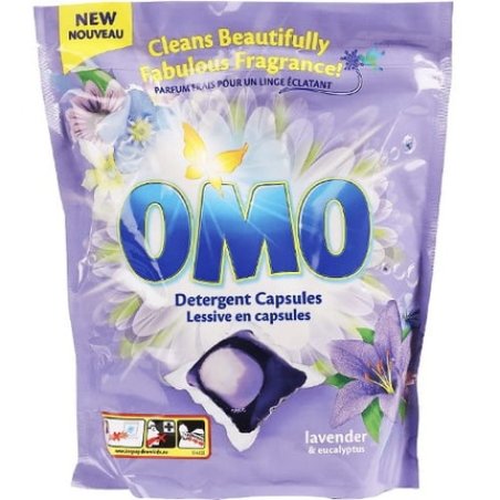 Unilever Omo Laundry Capsules Lavender Eucalyptus 42 Pieces